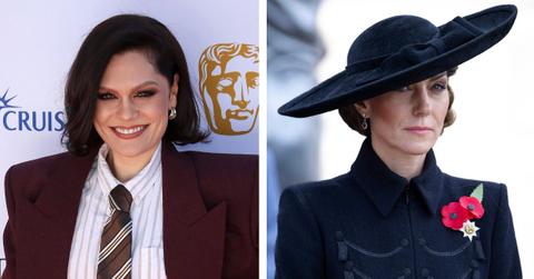 split image of Jessie J and Kate Middleton
