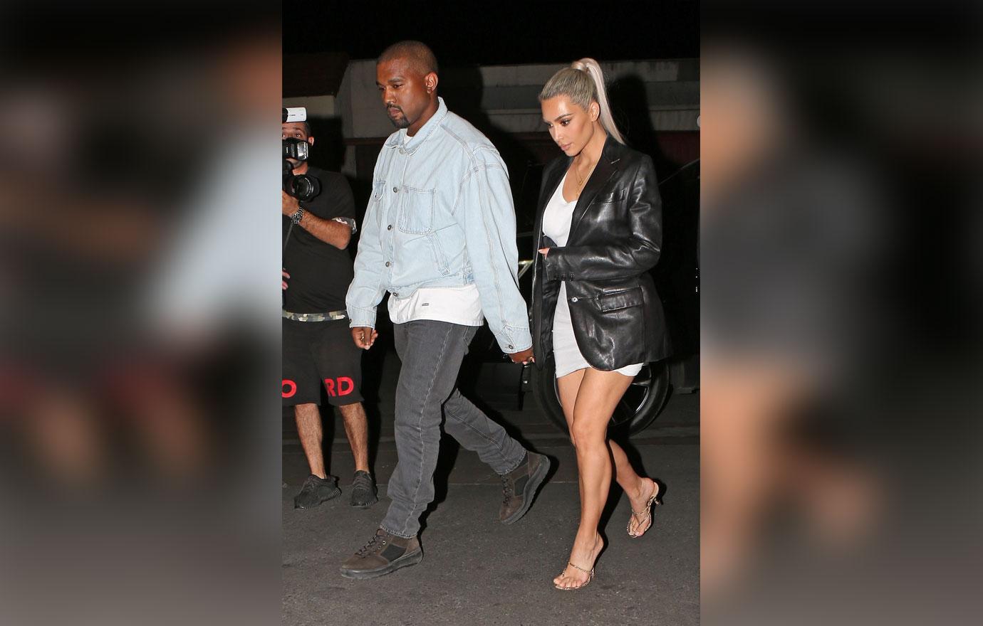 Kim Kardashian and loved ones arrive to celebrate her birthday at Carousel Restaurant