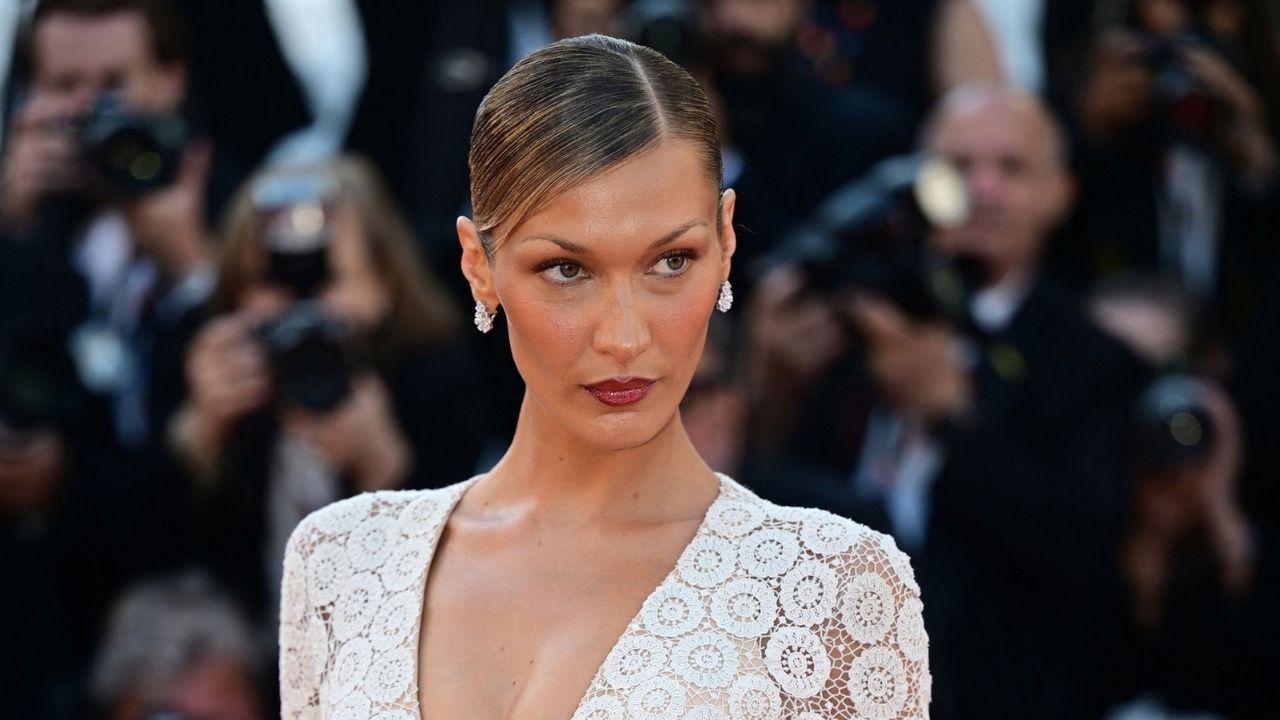 bella hadid braless trend outfit