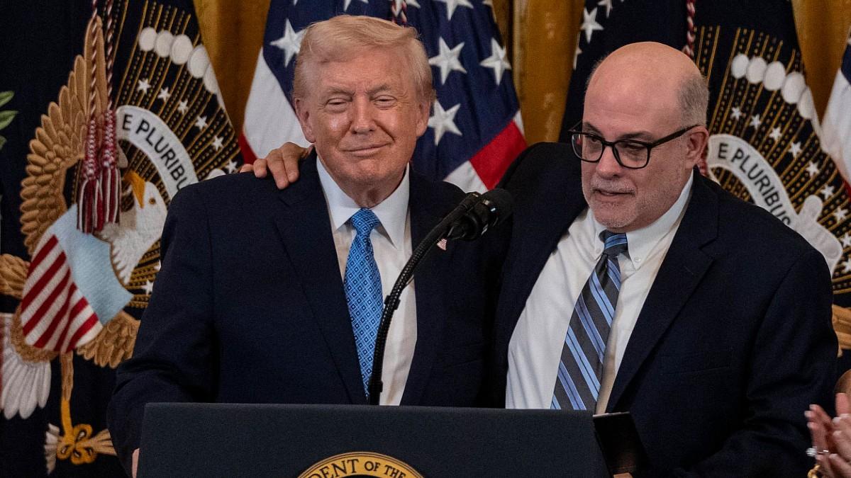 image of Donald Trump said those that attack Mark Levin are 'jealous.'