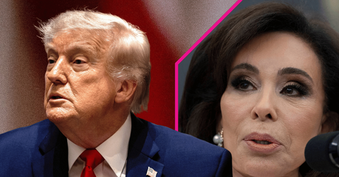 Composite photo of Donald Trump and Jeanine Pirro.