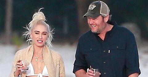 Gwen stefani blake shelton mexico beach main
