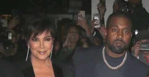 Photo of Kris Jenner and Kanye West