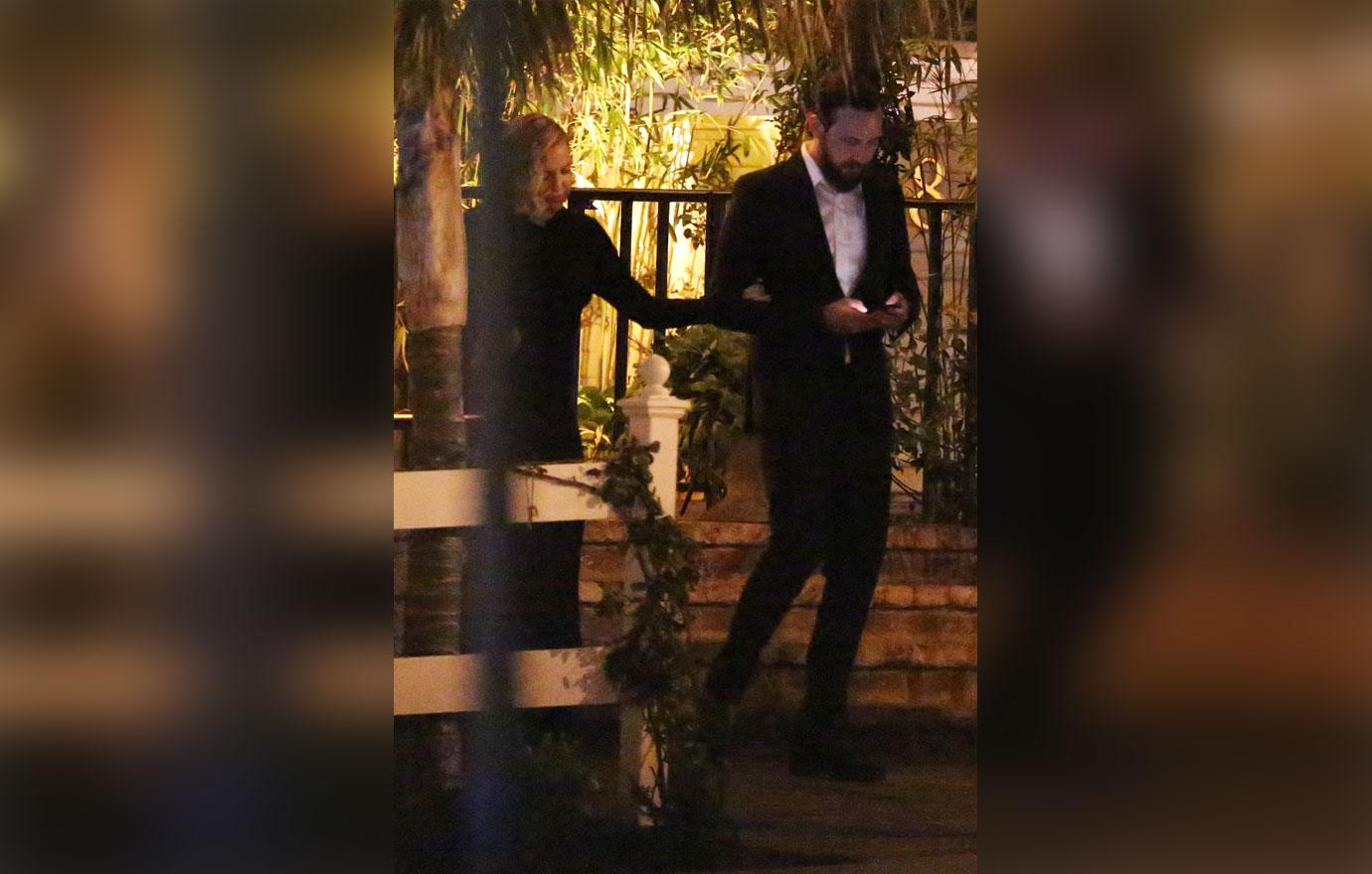 EXCLUSIVE: Kate Hudson and Danny Fujikawa are seen leaving a low key restaurant after attending a fundraiser earlier