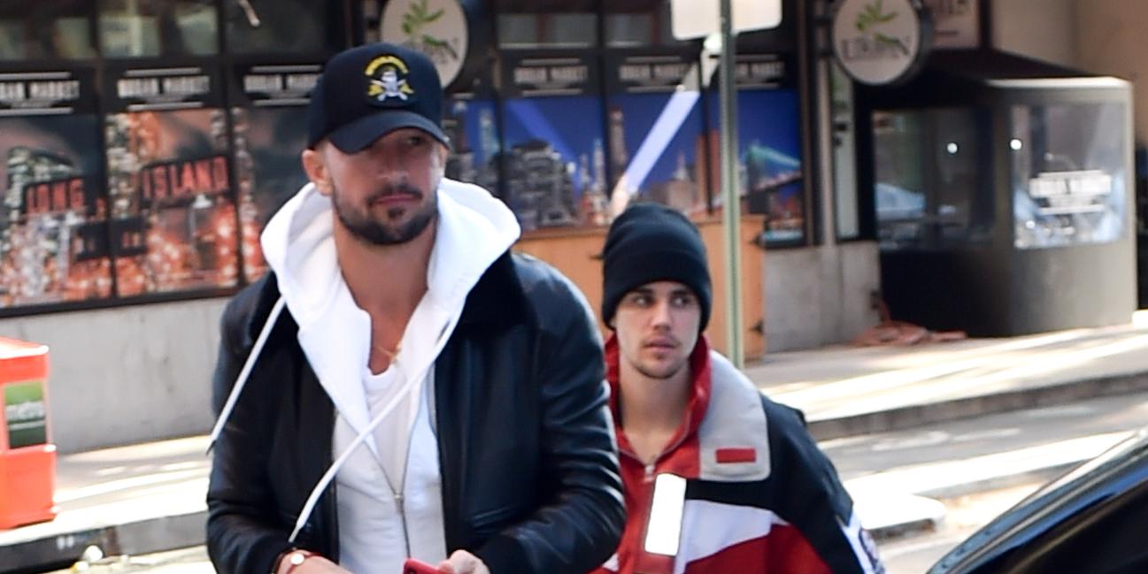 Justin Bieber is seen with his Pastor friend Carl Lentz in Brooklyn