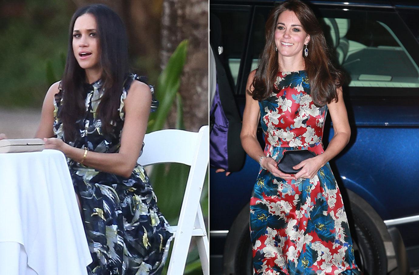 Meghan Markle Kate Middleton Matching Outfits