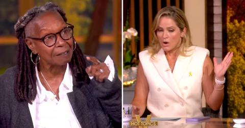 Photo of Whoopi Goldberg and Sara Haines on 'The View.'