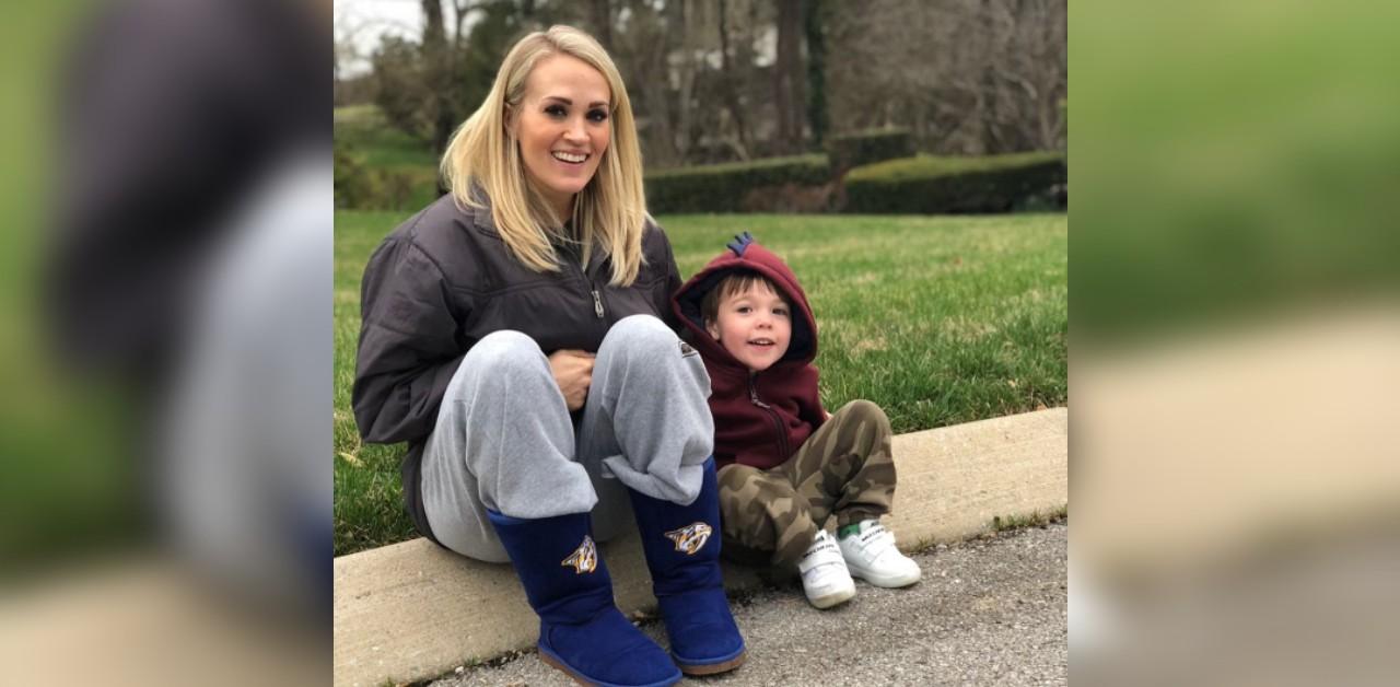 carrie underwood facetimes sons tour struggling mom guilt