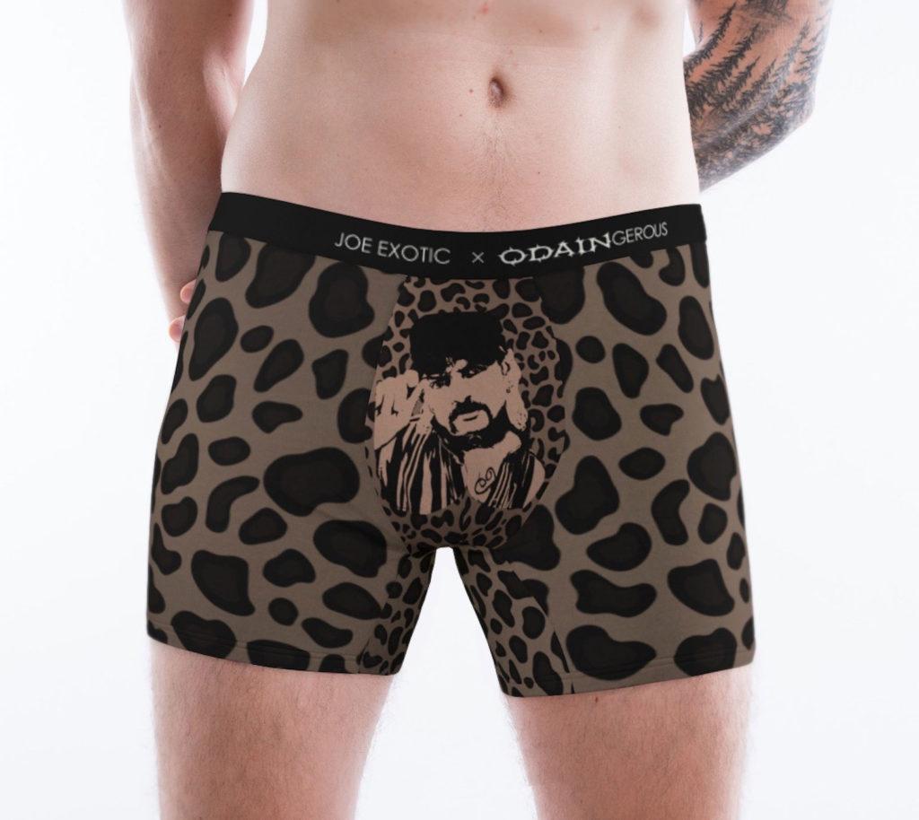 Joe Exotic releases 'Tiger King' underwear fronted by his face