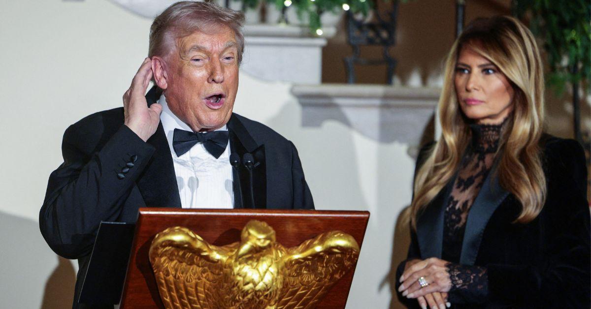 photo of donald trump and melania trump