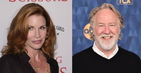 Split image of Melissa Gilbert and Timothy Busfield.