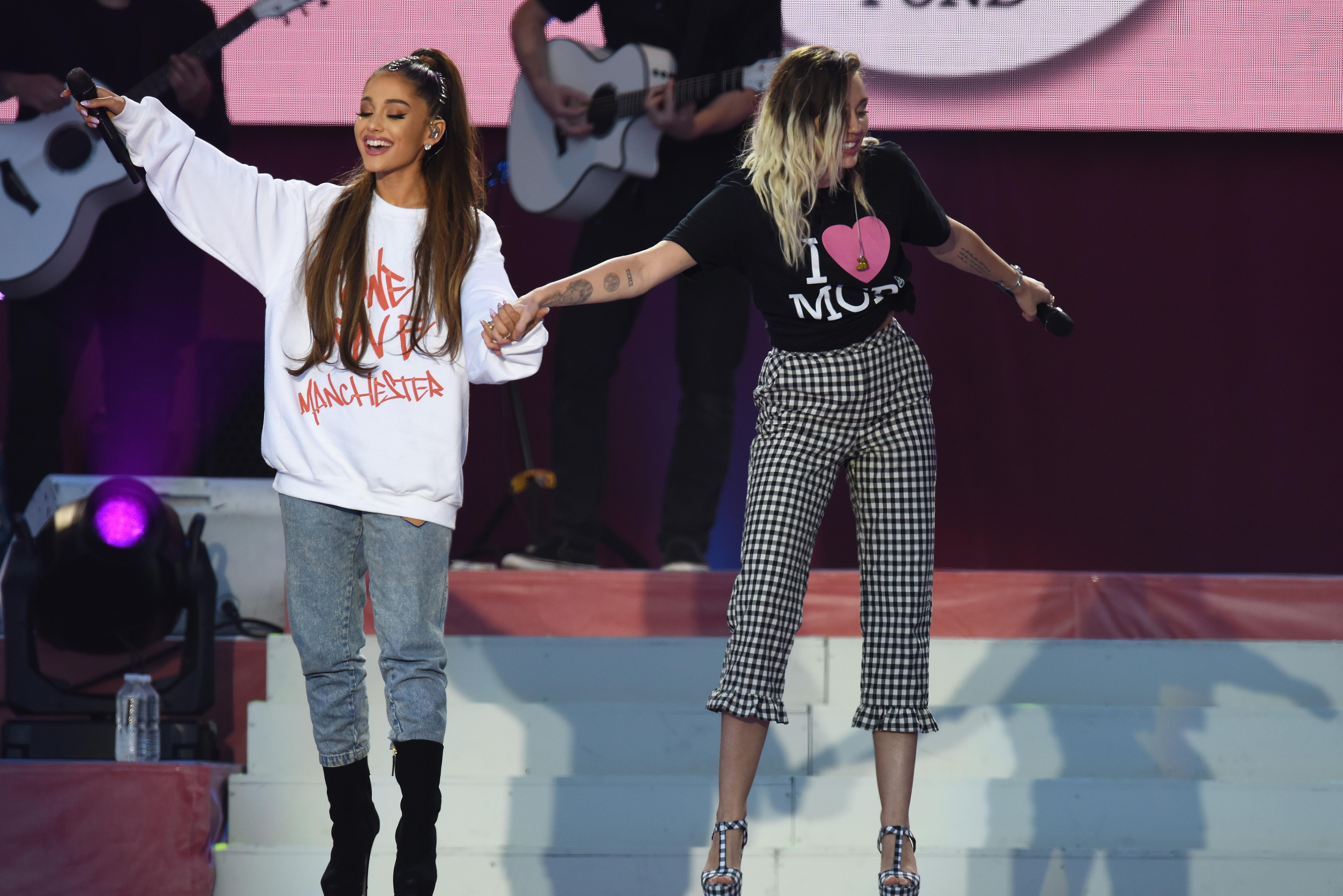 The One Love Manchester tribute concert held at Emirate Old Trafford arena in honour of the  victims of the terrorist attack at an Ariana Grande concert  on the 22nd May 2017