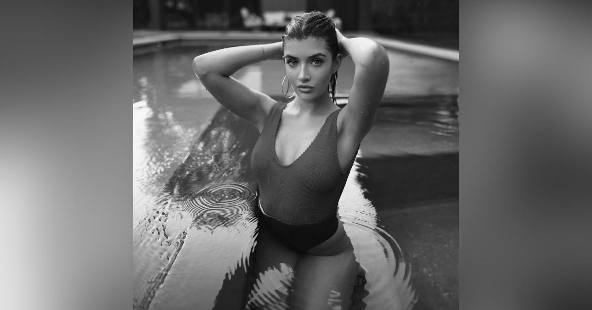 sami sheen flaunts behind steamy swimsuit photos pool