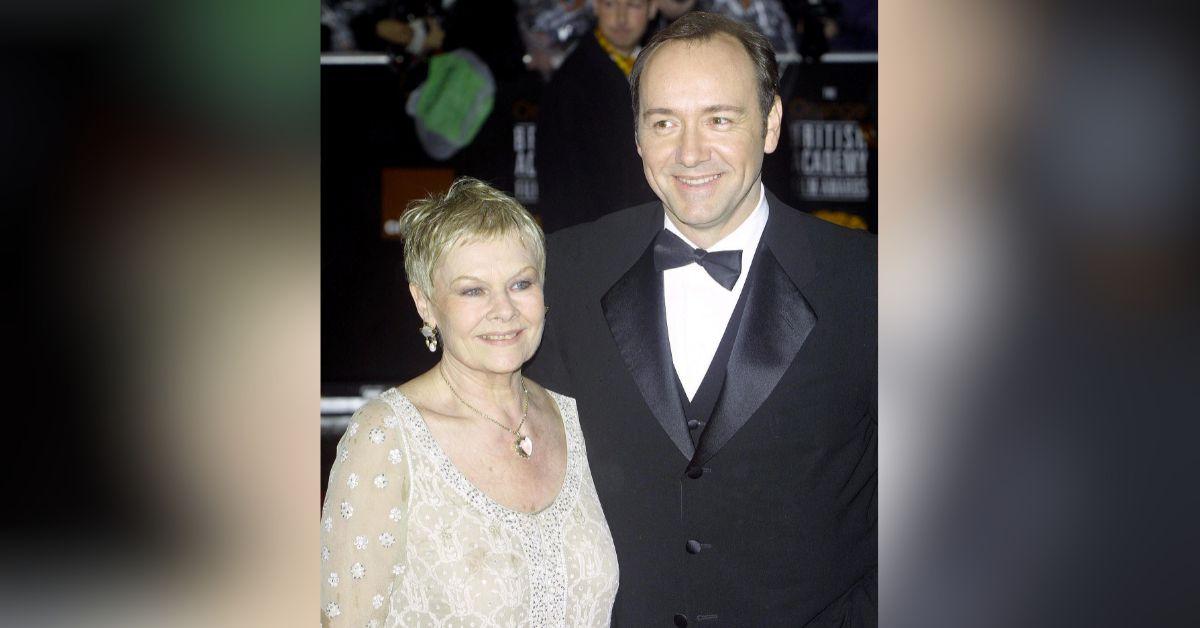 image of Judi Dench still speaks to former costar Kevin Spacey.