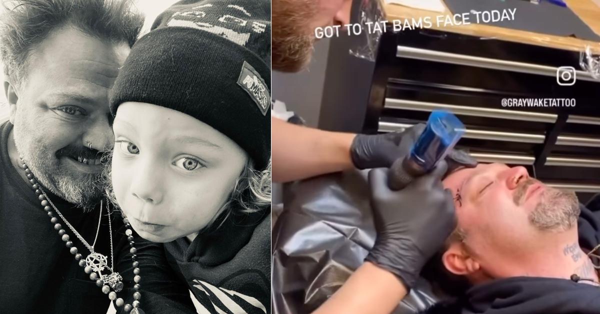 Bam Margera Gets Face Tattoo Of Son Phoenix's Name In Arabic