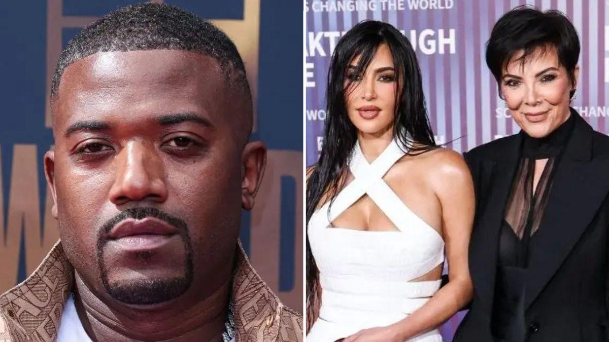 Photo of Ray J, Kim Kardashian and Kris Jenner