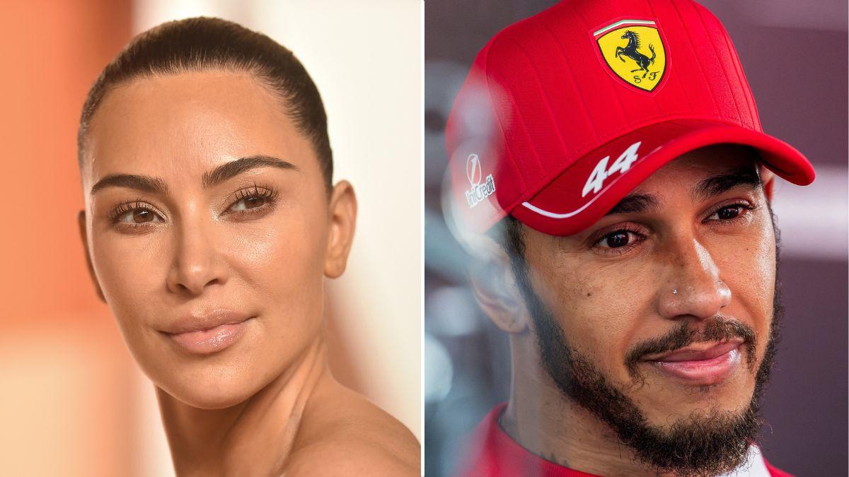 image of Lewis Hamilton and Kim Kardashian are reportedly dating. 