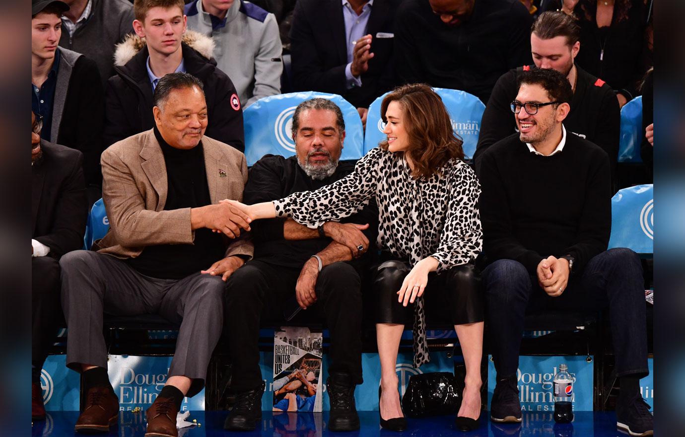 Celebrities Attend Toronto Raptors v New York Knicks