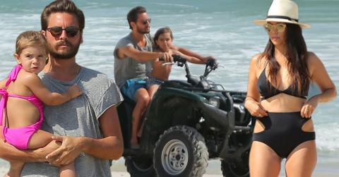 Kourtney kardashian scott disick vacation family