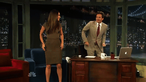 Mila kunis jimmy fallon dance