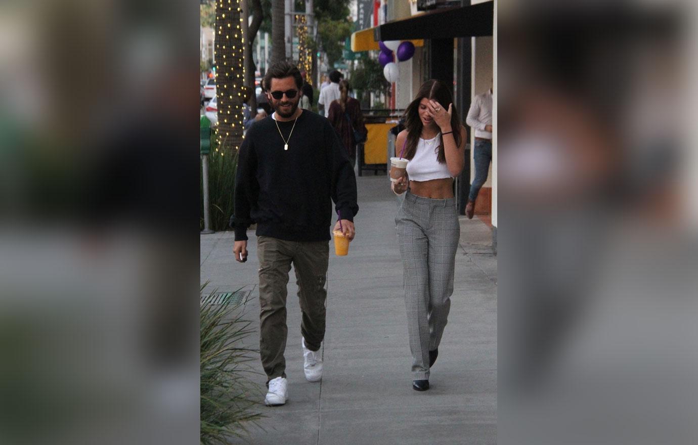 *EXCLUSIVE* Scott Disick and Sofia Richie pay a visit to Coffee Bean together