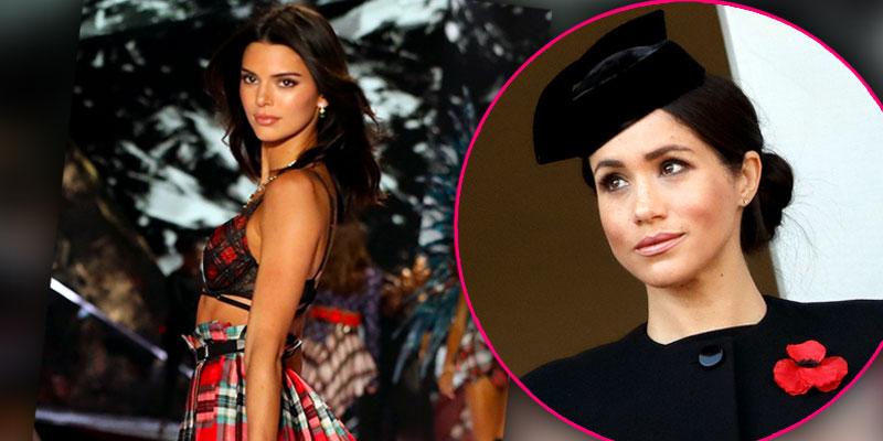 Kendall jenner feud meghan markle fashion week fight rivals ok