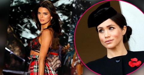 Kendall jenner feud meghan markle fashion week fight rivals ok
