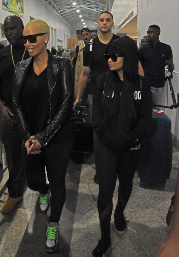 Amber rose blac chyna airport