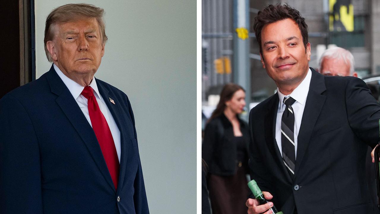 image of Jimmy Fallon mocked Donald Trump's age.