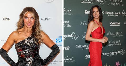 meghan markle awkwardly avoids lizzie cundy childrens hospital los angeles gala