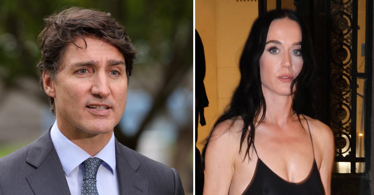 Image of Katy Perry was spotted enjoying a meal with Justin Trudeau.