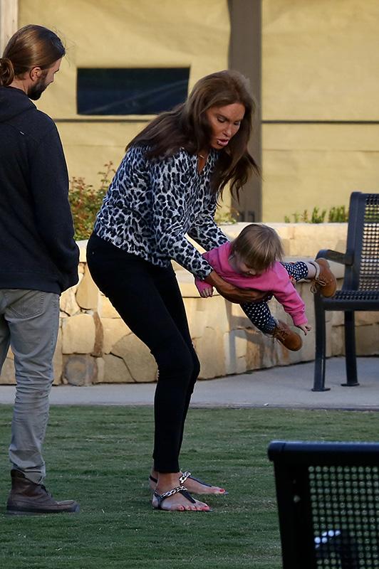 Caitlyn Jenner gets in some bonding time with her grandaughter and son Brandon