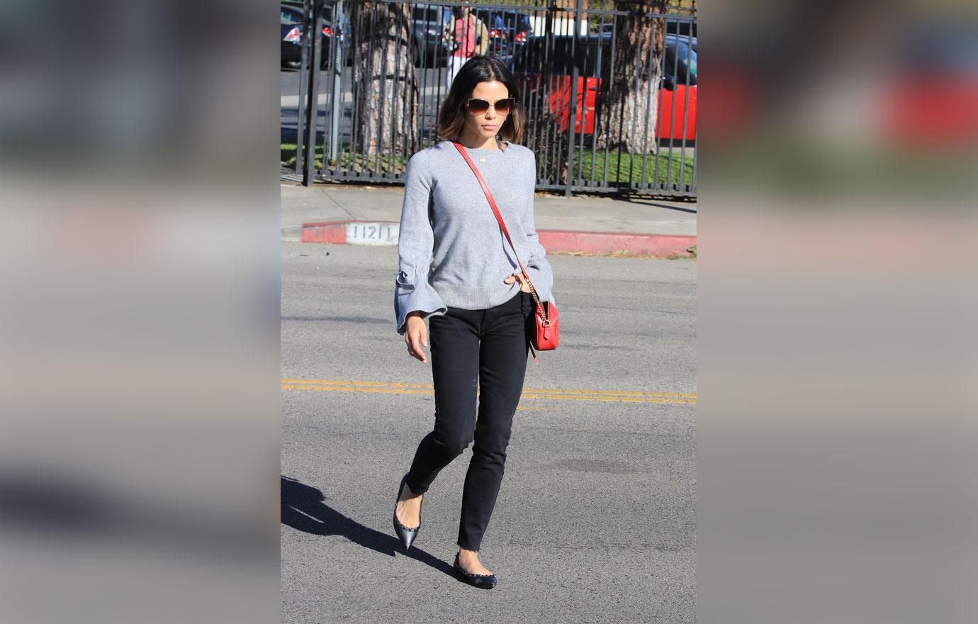 Jenna dewan in grey sweater