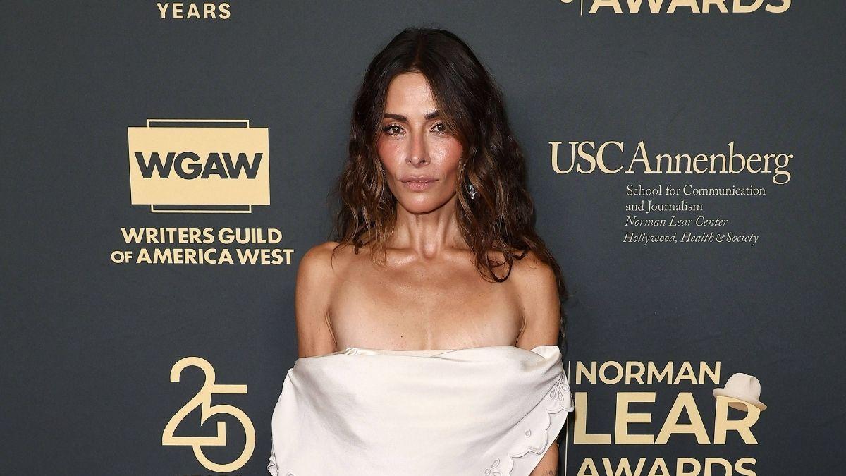 image of Sarah Shahi detailed in her memoir that she was abused by her father.