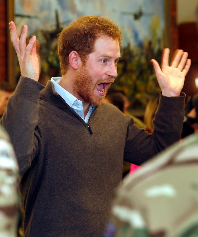 Prince Harry visits Weeton Barracks