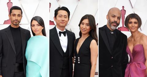 oscars couples red carpet pda