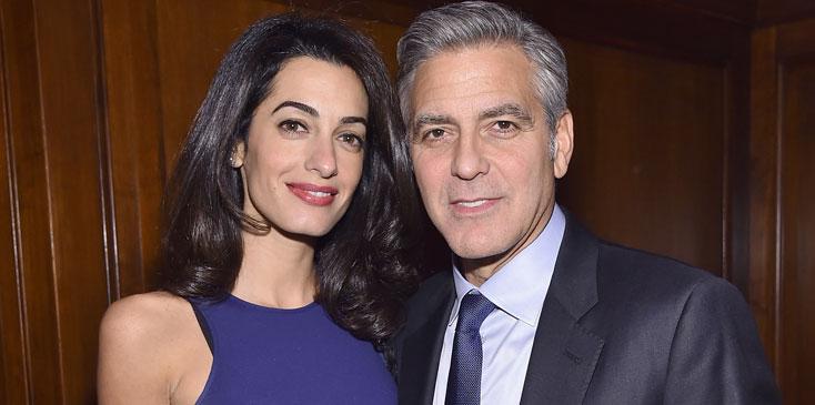 George Clooney Amal Clooney Twins Long