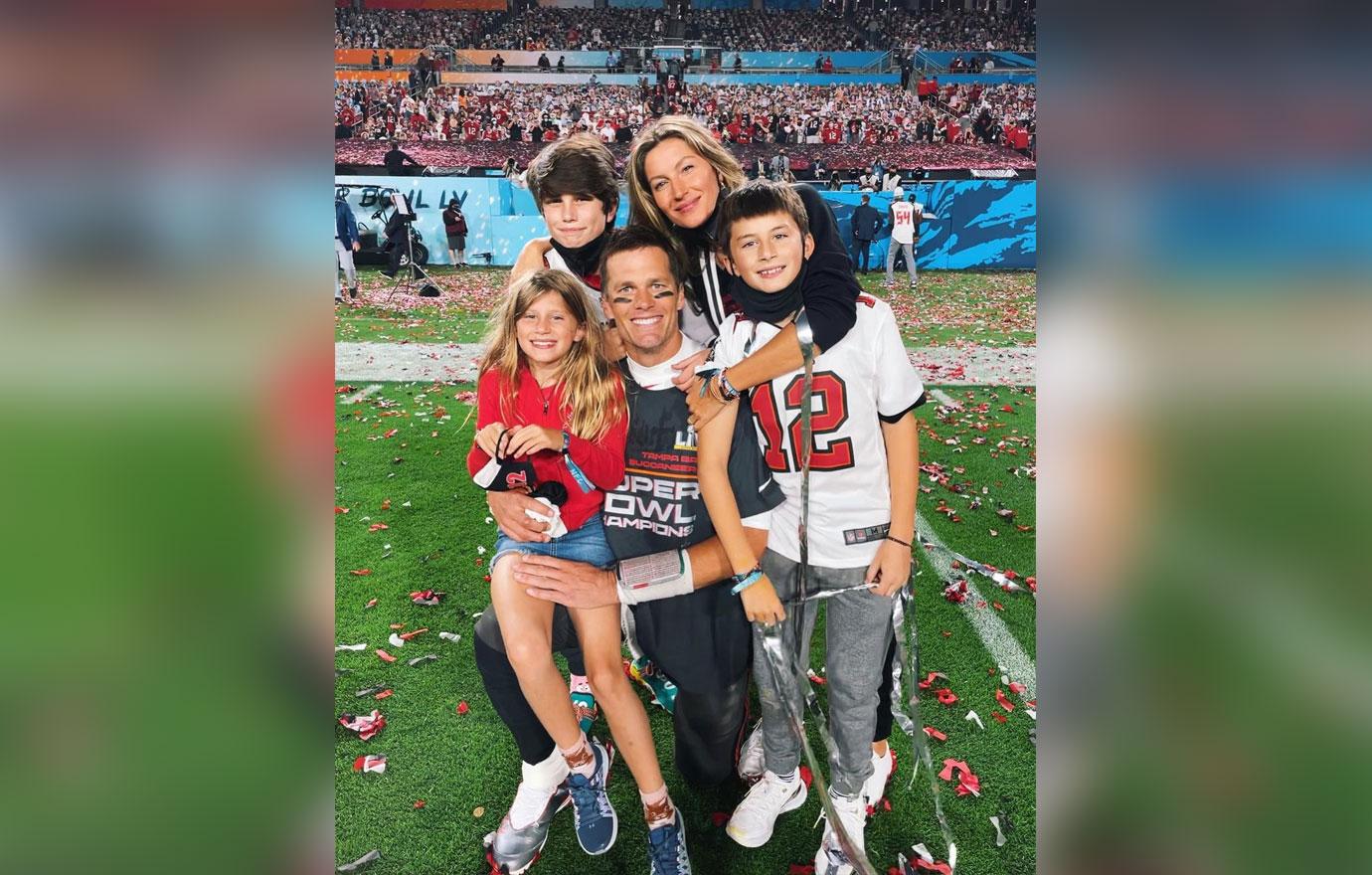 Tom Brady Takes Children To Movies After Gisele Bundchen Divorce