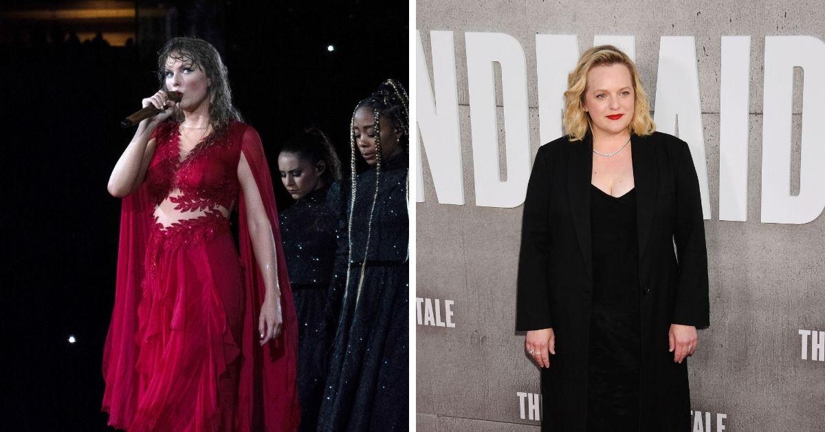 Photos of Taylor Swift and Elisabeth Moss