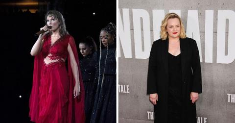 Photos of Taylor Swift and Elisabeth Moss