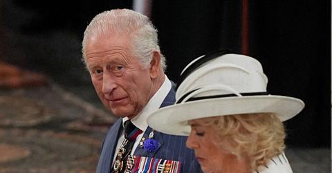 Photo of King Charles and Queen Camilla.