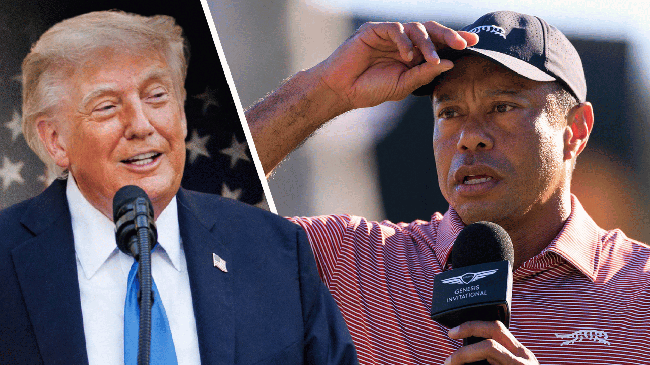 Donald Trump and Tiger Woods