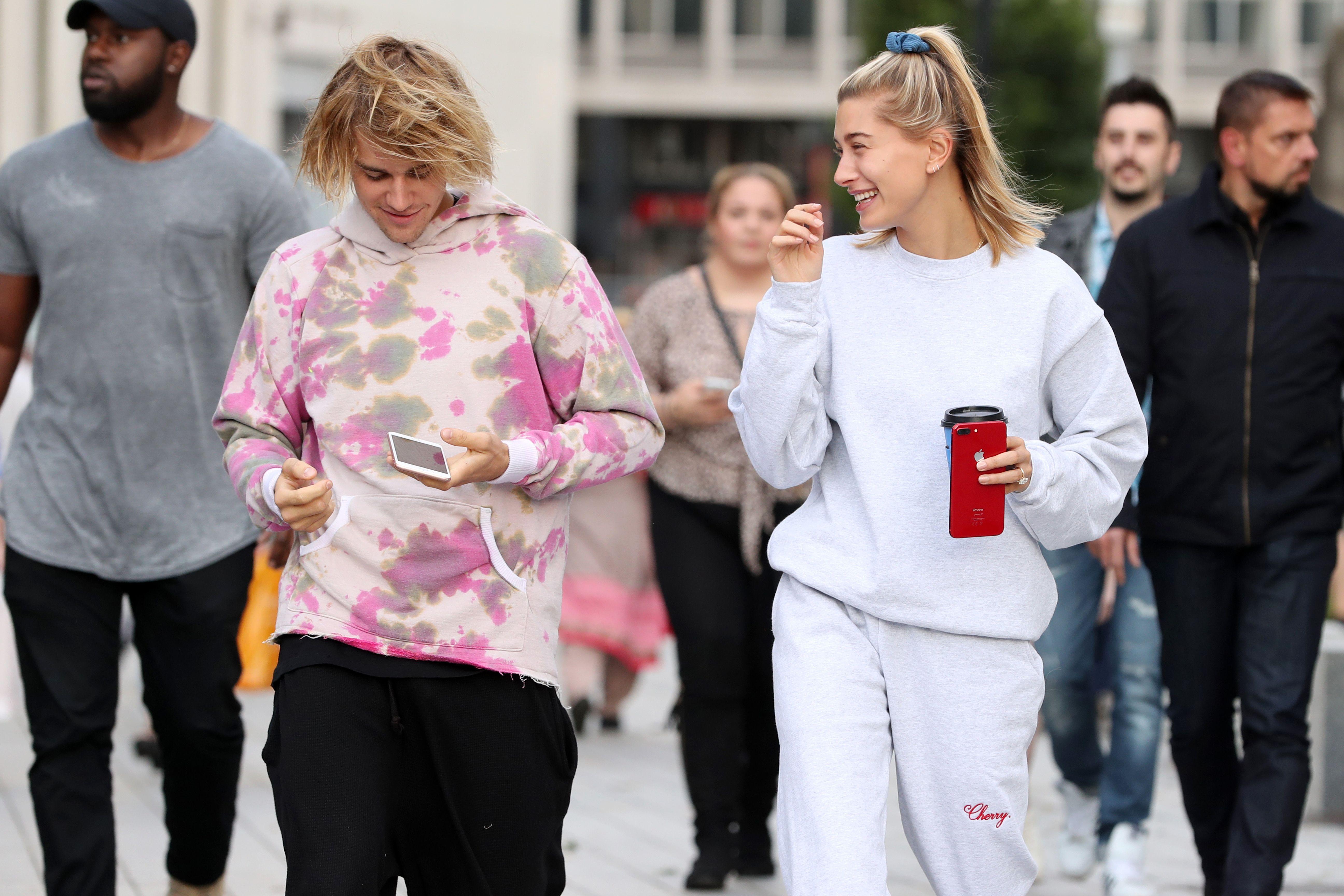 Justin Bieber and Hailey Baldwin out and about, London, UK - 18 Sep 2018