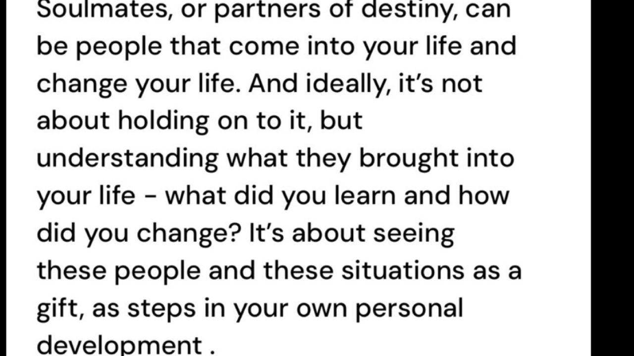 image of Minka Kelly posted a message about 'soulmates.'