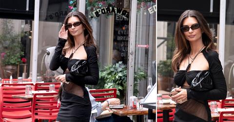 emily ratajkowski heads to tribeca festival in nyc