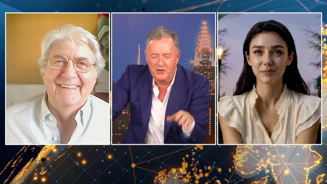 Tom Conti, Piers Morgan and Tilly Norwood