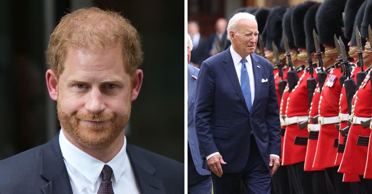 prince harry and joe biden