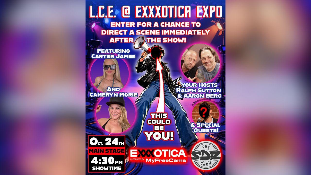 the sdr show will take over main stage at exxxotica and one fan will walk away with a special gift