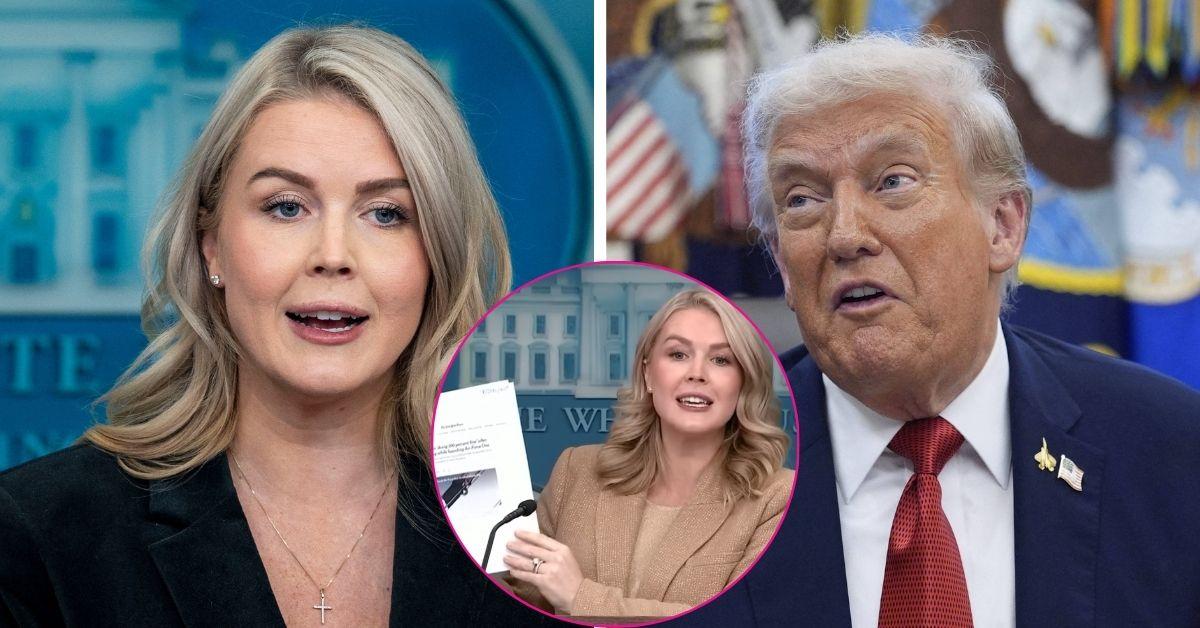 karoline leavitt trump schedule drama