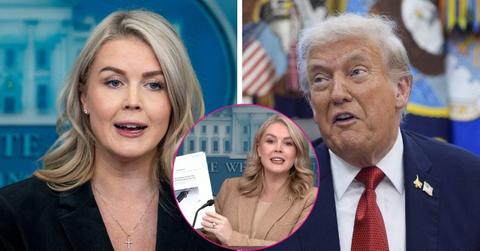 karoline leavitt trump schedule drama